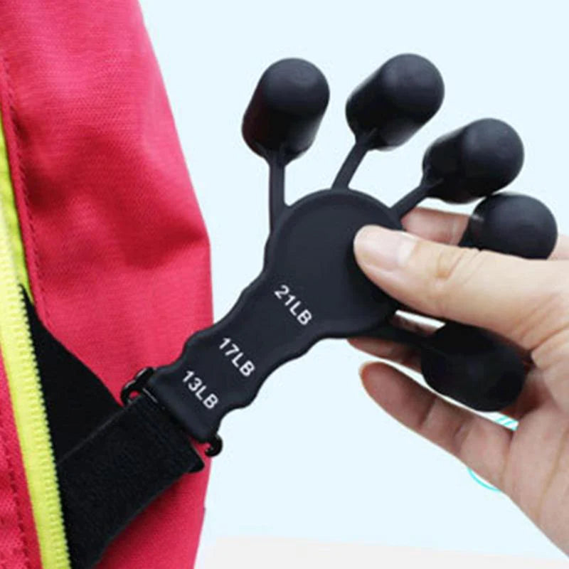 Finger Expander Exercise Hand Grip Strength Wrist Strength Hand Exerciser Resistance Rehabilitation Training Silicone Grip