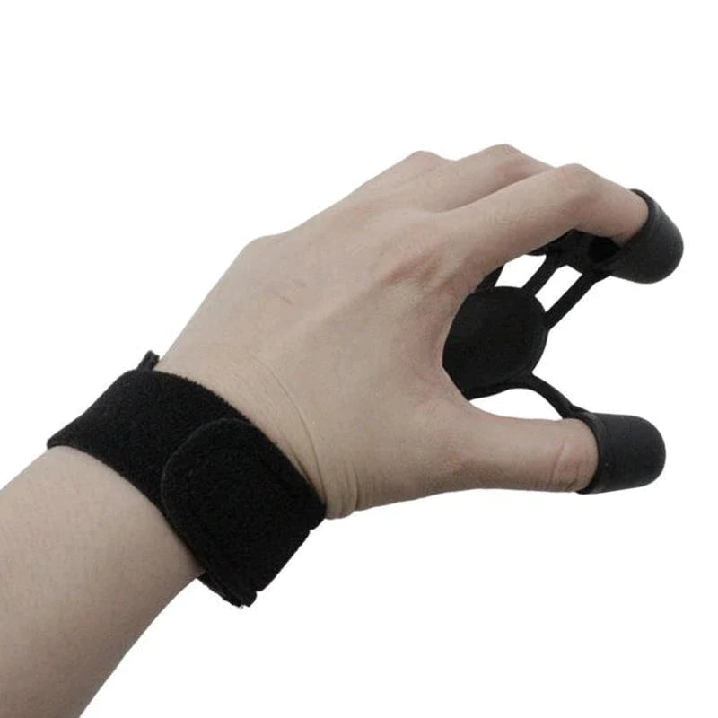 Finger Expander Exercise Hand Grip Strength Wrist Strength Hand Exerciser Resistance Rehabilitation Training Silicone Grip