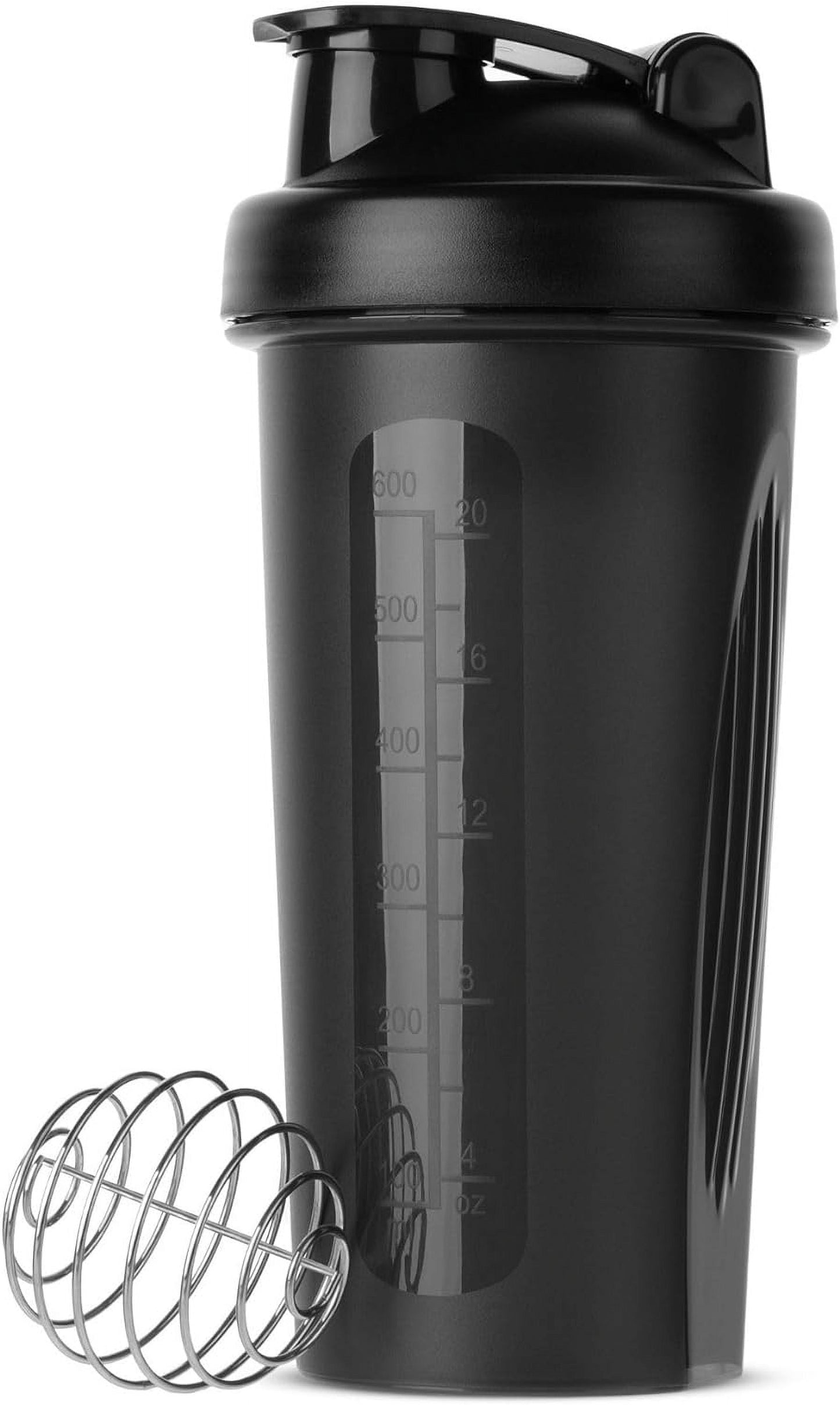 - Shaker Bottles for Protein Mixes, 20 Oz